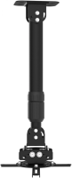 Кронштейн для проектора Cactus CS-VM-PR16L-BK черный макс.13.6кг потолочный поворот и наклон