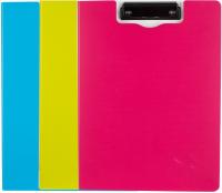 Папка-планшет Deli Rio EF75002 A4 пластик 2мм ассорти с крышкой