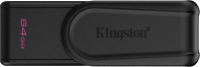 Флеш Диск Kingston 64GB DataTraveler Exodia S DTXS/64GB USB3.0 черный