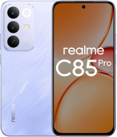 Смартфон Realme RMX5555 C85 Pro 128Gb 6Gb фиолетовый моноблок 3G 4G 6.78" 1080x2400 Android 14 50Mpix 802.11 a/b/g/n/ac NFC GPS GSM900/1800 GSM1900 Protect