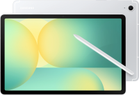Планшет Samsung Galaxy Tab S10 FE SM-X526B 1580 (2.9) 8C RAM8Gb ROM128Gb 10.9" TFT 2304x1440 5G eSIM Android 15 серебристый 13Mpix 12Mpix BT WiFi microSD 1Tb 8000mAh