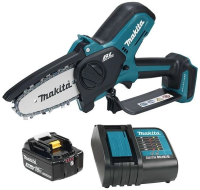 Цепная пила Makita DUC101SF аккум. 320Вт дл.шины:4"(10cm) 1аккум. 3Ач ЗУ