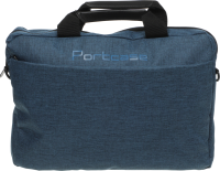Сумка для ноутбука 14" Portcase KCB-164 синий полиэстер (KCB-164 BLUE)