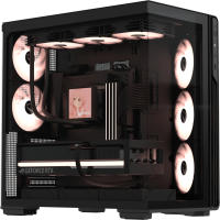 Корпус Formula Crystal Z7 PA черный без БП E-ATX 6x120mm 2x140mm 1xUSB3.0 audio bott PSU