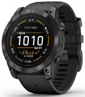 Смарт-часы Garmin Epix Pro gen.2 51мм 1.4" AMOLED корп.серый рем.черный (010-02804-21)