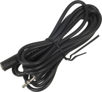 Кабель-удлинитель аудио Buro Jack 3.5 (m)/Jack 3.5 (f) 2м. черный (BAAC003-2)