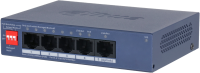 Коммутатор Dahua DH-CS4005-4ET1GT-36 (L2) 4x100Мбит/с 1x1Гбит/с 4PoE неуправляемый