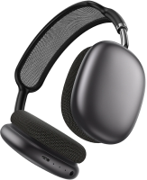Гарнитура накладные Hoco W65 Plus 1.2м т.серый беспроводные bluetooth оголовье (50397)