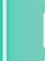 Папка-скоросшиватель Бюрократ Пастель -PSLAST/GRN A4 прозрач.верх.лист пластик мятный 0.14/0.18