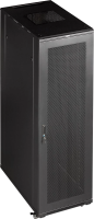 Шкаф серверный Lanmaster (TWT-CBB-32U-6X10-G1) напольный 32U 600x1000мм пер.дв.стекл 2 бок.пан. задн.дв.двуст. 800кг черный 90.3кг 1610мм IP20 сталь
