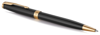 Ручка шариков. Parker Sonnet Core K530 (1931497) LaqBlack GT M черн. черн. подар.кор.