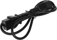 Шнур питания Lanmaster LAN-PP19/14-1.0-BK проводник.:3x0.75мм2 1м 220В 10А черный