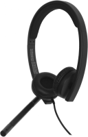 Наушники с микрофоном Logitech H570e черный 1.9м накладные USB оголовье (981-000575)