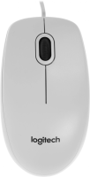 Мышь Logitech B100 белый оптическая 1000dpi USB 2but (910-003360)