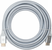 Кабель аудио-видео Cactus CS-HDMI.2.1-5 HDMI (m)/HDMI (m) 5м. позолоч.конт. серебристый
