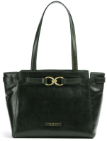 Сумка тоут женская The Bridge Isotta 04642501/I2 темно-зеленая натур.кожа