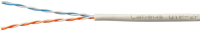 Кабель информационный Cabeus UTP-2P-CAT.5E-SOLID-GY кат.5E U/UTP 2 пары PVC внутренний 305м серый