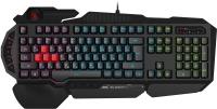 Клавиатура A4Tech B314 черный USB Multimedia for gamer LED (подставка для запястий) кабель 1.8м