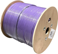 Кабель информационный Lanmaster TWT-6FTP-NGLS кат.6 UTP 4 пары 23AWG LSZH внутренний 305м фиолетовый