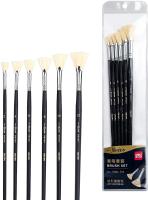 Набор кистей Deli 73896 Arte Nuevo синтетика плоск. дерев.лакир.ручка