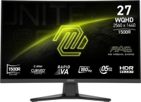 Монитор MSI 27" Mag 275CQF E18 черный VA LED 16:9 HDMI полуматовая 250cd 178гр/178гр 2560x1440 180Hz DP Quad 2K (1440p) 4.6кг