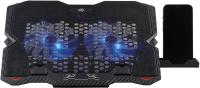 Подставка для ноутбука Digma D-NCP150-2 15.6"360x260x27мм 38дБ 2xUSB 2x 120ммFAN 650г металл/пластик черный