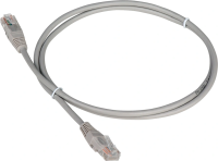 Патч-корд Lanmaster TWT-45-45-25-GY UTP RJ-45 вил.-вилка RJ-45 кат.5E 25м серый ПВХ