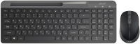 Клавиатура + мышь Acer OCC402 клав:черный мышь:черный USB беспроводная slim Multimedia (ZL.ACCCC.018)