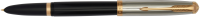 Ручка перьев. Parker 51 Premium (CW2169030) Black St.Steel GT F сталь нержавеющая подар.кор.