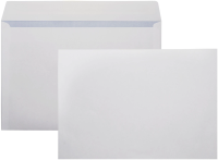 Конверт Silwerhof Eco С40.10.50 C4 229x324мм белый силиконовая лента 90г/м2 (pack:50pcs)