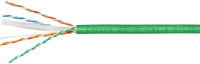 Кабель информационный Cabeus UTP-4P-CAT.6-SOLID-LSLTX-GN кат.6 U/UTP 4 пары PVC внутренний 305м зеленый