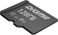 Флеш карта microSDXC 128GB Digma CARD10 V10 + adapter