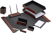 Настольный набор Good Sunrise 8FR-1A (8 предметов) палисандр МДФ красное дерево