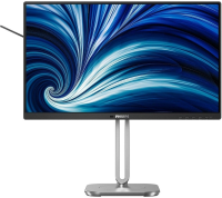 Монитор Philips 23.8" 24B2N4200 черный IPS LED 16:9 HDMI M/M матовая HAS Piv 300cd 178гр/178гр 1920x1080 120Hz VGA DP FHD USB 5.45кг