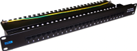 Патч-панель Lanmaster TWT-PP25TEL45 19" 1U 25xRJ-12 UTP