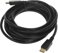 Кабель аудио-видео Buro V1.4 DisplayPort (m)/DisplayPort (m) 5м. черный (BHP-DPP-1.4-5)