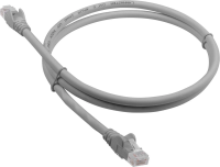 Патч-корд Lanmaster LAN-PC45/U6-15-GY UTP RJ-45 вил.-вилка RJ-45 кат.6 15м серый LSZH
