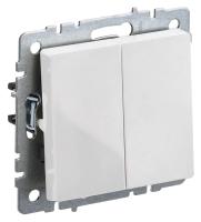 Выключатель IEK Brite ВС10-2-0-БрБ скрыт. 2кл. IP20 белый (BR-V20-0-10-K01)