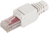 Коннектор Lanmaster LAN-TMP-S6 полев. RJ45 кат.6 STP бел.