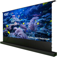 Экран Cactus 100" 125x221см FloorRising CS-PSFRCLR-221X125 16:9 напольный рулонный черный (моторизованный привод)