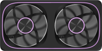 Вентилятор для корпуса Formula Air Fusion 2 Reverse ARGB 120х120x28 черный 4-pin 39.11дБ (упак.:2шт) (AIR FUSION 2 BK REVERSE) Ret