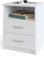 Тумба Сокол КТ-09.1 приставная прикроватная 410x340x540мм белый (00-00011699)