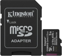 Флеш карта microSDXC 1TB Kingston SDCS3/1TB Canvas Select Plus V30 A1 + adapter