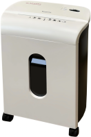 Шредер Gladwork Harmony P-11C белый/черный (секр.P-4) фрагменты 11лист. 13.21лтр. скрепки скобы пл.карты