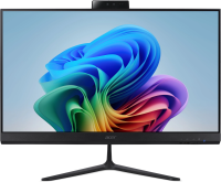 Моноблок Acer Aspire C24B-GKRK 23.8" Full HD Ryzen 5 330 (2) 16Gb SSD512Gb Radeon 820M Eshell GbitEth WiFi BT 65W клавиатура мышь Cam черный 1920x1080