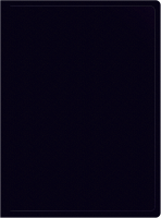 Папка с 10 прозр.вклад. Silwerhof Eco SE-V10BLK A4 пластик 0.5мм черный