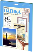 Пленка для ламинирования Office Kit 60мкм A4 (25шт) глянцевая 216x303мм LPA460