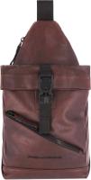 Рюкзак слинг Piquadro Harper CA5678AP/TM темно-коричневый натур.кожа