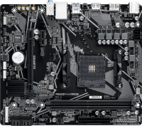 Материнская плата Gigabyte A520M H ARGB Soc-AM4 AMD A520 2xDDR4 mATX AC`97 8ch(7.1) GbLAN RAID+HDMI+DP