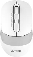 Мышь A4Tech Fstyler FB10CS белый/серый оптическая 2000dpi silent беспров. BT/Radio USB 4but (FB10CS USB GRAYISH WHITE)